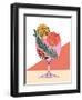 Botanical Spritz Cocktail-Tara Reed-Framed Art Print