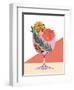 Botanical Spritz Cocktail-Tara Reed-Framed Art Print