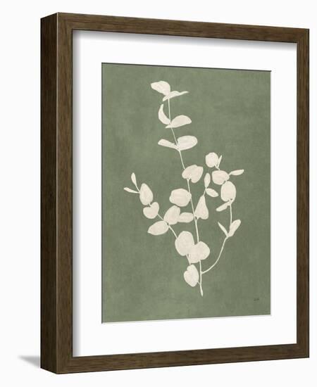 Botanical Study II Forest Green-Julia Purinton-Framed Art Print