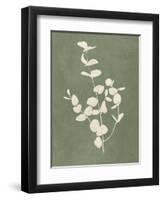 Botanical Study II Forest Green-Julia Purinton-Framed Art Print
