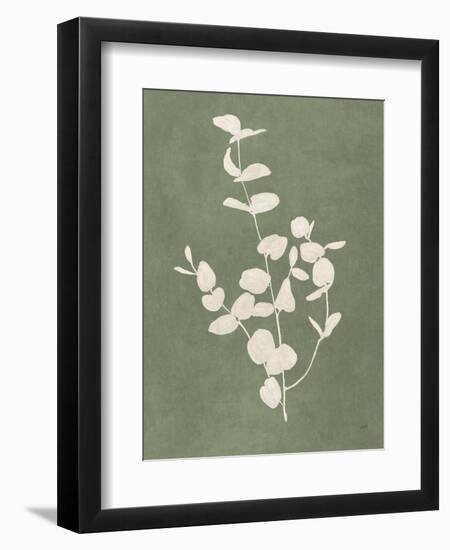 Botanical Study II Forest Green-Julia Purinton-Framed Art Print