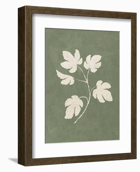 Botanical Study III Forest Green-Julia Purinton-Framed Art Print