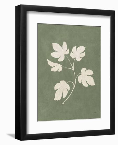 Botanical Study III Forest Green-Julia Purinton-Framed Art Print