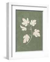 Botanical Study III Forest Green-Julia Purinton-Framed Art Print