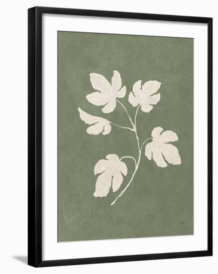 Botanical Study III Forest Green-Julia Purinton-Framed Art Print