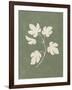 Botanical Study III Forest Green-Julia Purinton-Framed Art Print