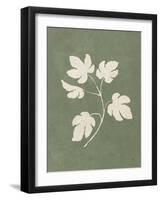 Botanical Study III Forest Green-Julia Purinton-Framed Art Print