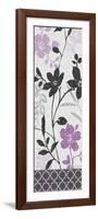 Botanical Touch I Lavender-Lisa Audit-Framed Art Print