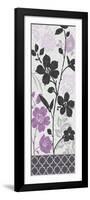 Botanical Touch II Lavender-Lisa Audit-Framed Art Print