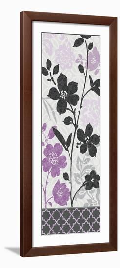 Botanical Touch II Lavender-Lisa Audit-Framed Art Print