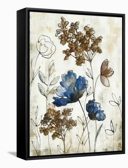 Botanical Trio III Neutral Crop-Silvia Vassileva-Framed Stretched Canvas