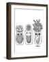 Botanicals 18-KCDoodleArt-Framed Giclee Print