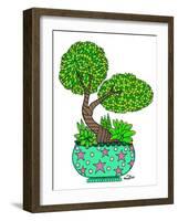 Botanicals 25 - Color-KCDoodleArt-Framed Giclee Print