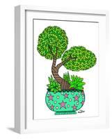 Botanicals 25 - Color-KCDoodleArt-Framed Giclee Print