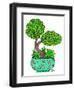 Botanicals 25 - Color-KCDoodleArt-Framed Giclee Print