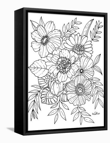 Botanicals 27-KCDoodleArt-Framed Stretched Canvas