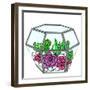 Botanicals 31 - Color-KCDoodleArt-Framed Giclee Print