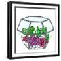 Botanicals 31 - Color-KCDoodleArt-Framed Giclee Print