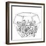 Botanicals 31-KCDoodleArt-Framed Giclee Print