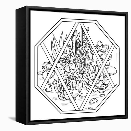 Botanicals 32-KCDoodleArt-Framed Stretched Canvas