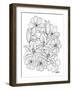 Botanicals 3-KCDoodleArt-Framed Giclee Print