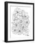 Botanicals 3-KCDoodleArt-Framed Giclee Print