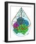 Botanicals 8 - Color-KCDoodleArt-Framed Giclee Print