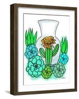 Botanicals 9 - Color-KCDoodleArt-Framed Giclee Print