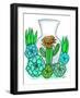 Botanicals 9 - Color-KCDoodleArt-Framed Giclee Print