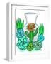 Botanicals 9 - Color-KCDoodleArt-Framed Giclee Print