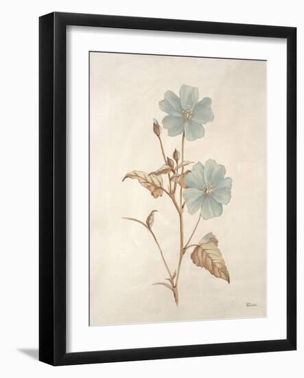 Botanicals Series Blue I-Rikki Drotar-Framed Giclee Print
