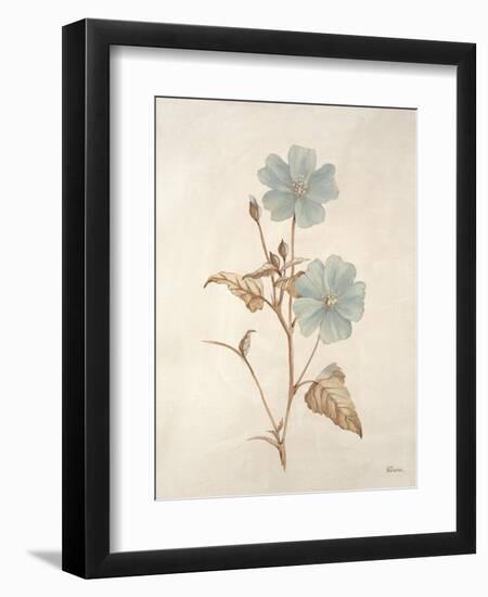 Botanicals Series Blue I-Rikki Drotar-Framed Premium Giclee Print