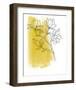 Botanique en Jaune 1-Bronwyn Baker-Framed Art Print