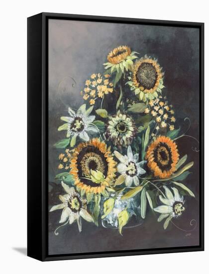 Botanist Still Life No Blue-Julia Purinton-Framed Stretched Canvas