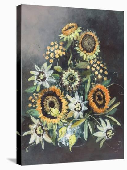 Botanist Still Life No Blue-Julia Purinton-Stretched Canvas
