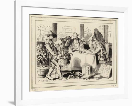 Botanists at Work-Gerbrandt Van Den Eeckhout-Framed Giclee Print