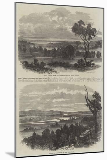 Botany Bay and Cook's River, New South Wales-null-Mounted Giclee Print