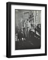 Botany Lesson, Chelsea Secondary School (Hortensia Road School), London, 1911-null-Framed Premium Photographic Print