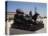 Botero Sculpture, Praca Do Comercio, Lisbon, Portugal, Europe-Ken Gillham-Stretched Canvas