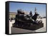 Botero Sculpture, Praca Do Comercio, Lisbon, Portugal, Europe-Ken Gillham-Framed Stretched Canvas