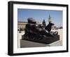 Botero Sculpture, Praca Do Comercio, Lisbon, Portugal, Europe-Ken Gillham-Framed Photographic Print