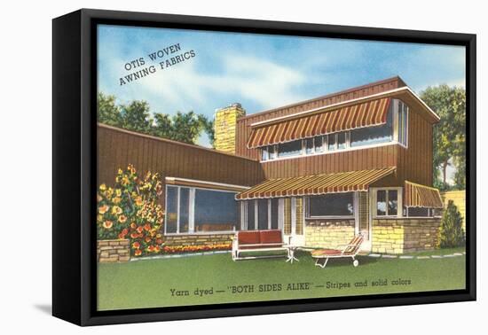 Both Sides Alike Awnings-null-Framed Stretched Canvas