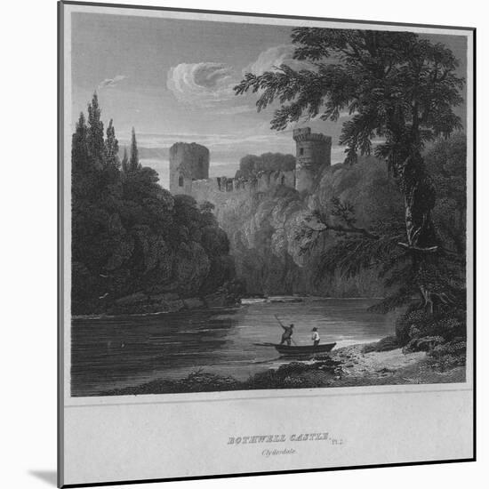 'Bothwell Castle, Clydesdale', 1814-John Greig-Mounted Giclee Print