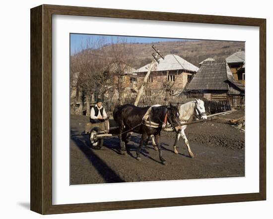 Botiba Village, Maramuresh Region, Romania-Liba Taylor-Framed Photographic Print