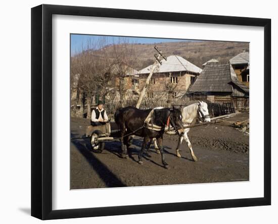 Botiba Village, Maramuresh Region, Romania-Liba Taylor-Framed Photographic Print