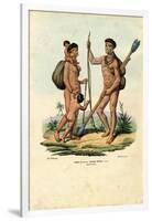 Botocudo Indians, 1863-79-Raimundo Petraroja-Framed Giclee Print