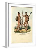 Botocudo Indians, 1863-79-Raimundo Petraroja-Framed Giclee Print