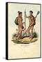 Botocudo Indians, 1863-79-Raimundo Petraroja-Framed Stretched Canvas
