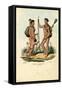 Botocudo Indians, 1863-79-Raimundo Petraroja-Framed Stretched Canvas