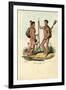 Botocudo Indians, 1863-79-Raimundo Petraroja-Framed Premium Giclee Print